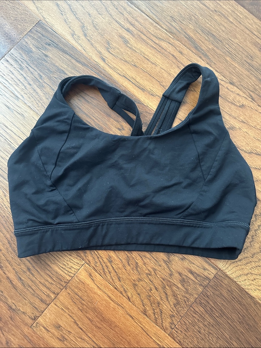 Lululemon Black Supportive Sports Bra (Sz10)